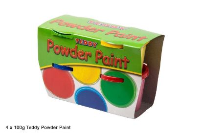 Picture of Teddy Powder Paint 4X100ml Tubs