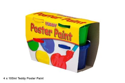 Picture of Teddy Poster Paint 4X100ml Tubs