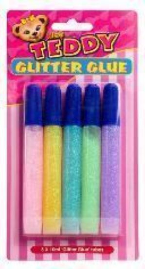Picture of Miss Teddy Glitter Glue 5X10ml