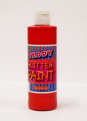 Picture of Teddy Glitter Paint 250Ml Red