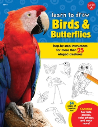 Picture of W/F Learn To Draw Birds & Butterfly