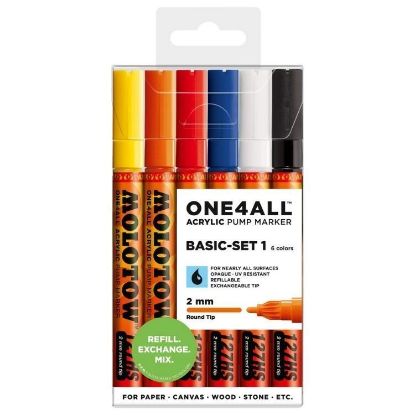 Picture of Acrylic Marker 2Mm Basic 6Pc