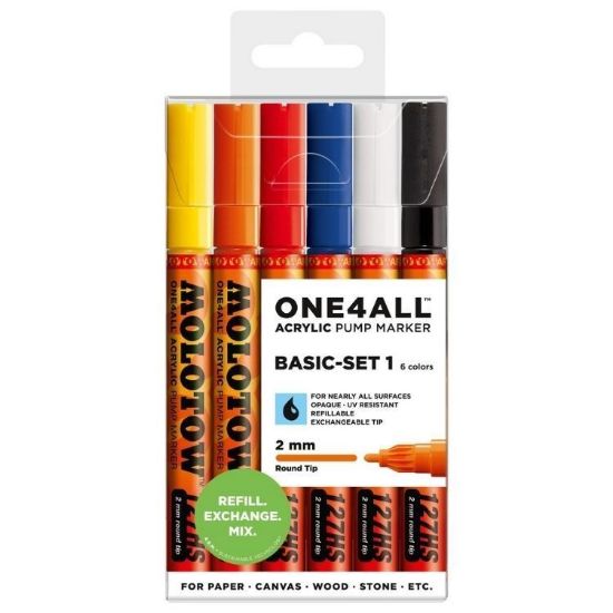 Picture of Acrylic Marker 2Mm Basic 6Pc