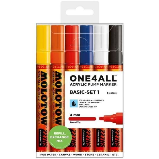 Picture of Acrylic Marker 4Mm Basic 6Pc
